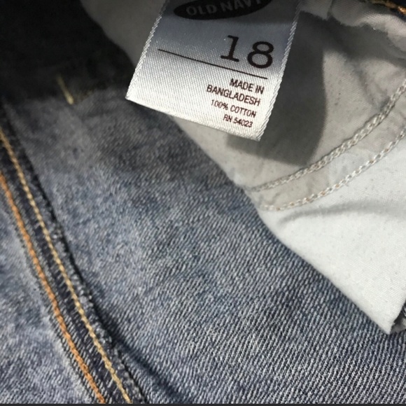 Denim Skirt from Old Navy. Deconstructed style. - Picture 3 of 4